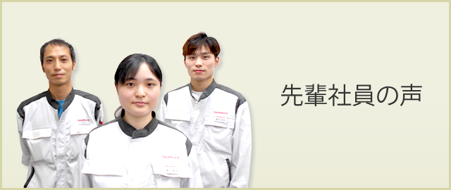 バナー:先輩社員の声